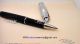 Perfect Replica Montblanc Meisterstuck Stainless Steel Clip And Cap Black Rollerball Pen (4)_th.jpg